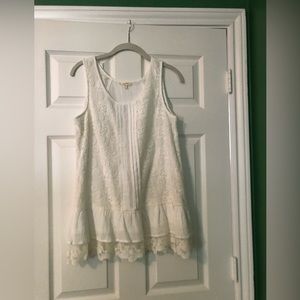 Lace tunic. Very pretty detail.